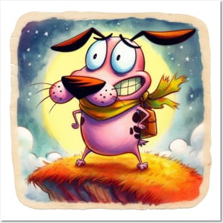 Courage the Cowardly Dog Posters and Art